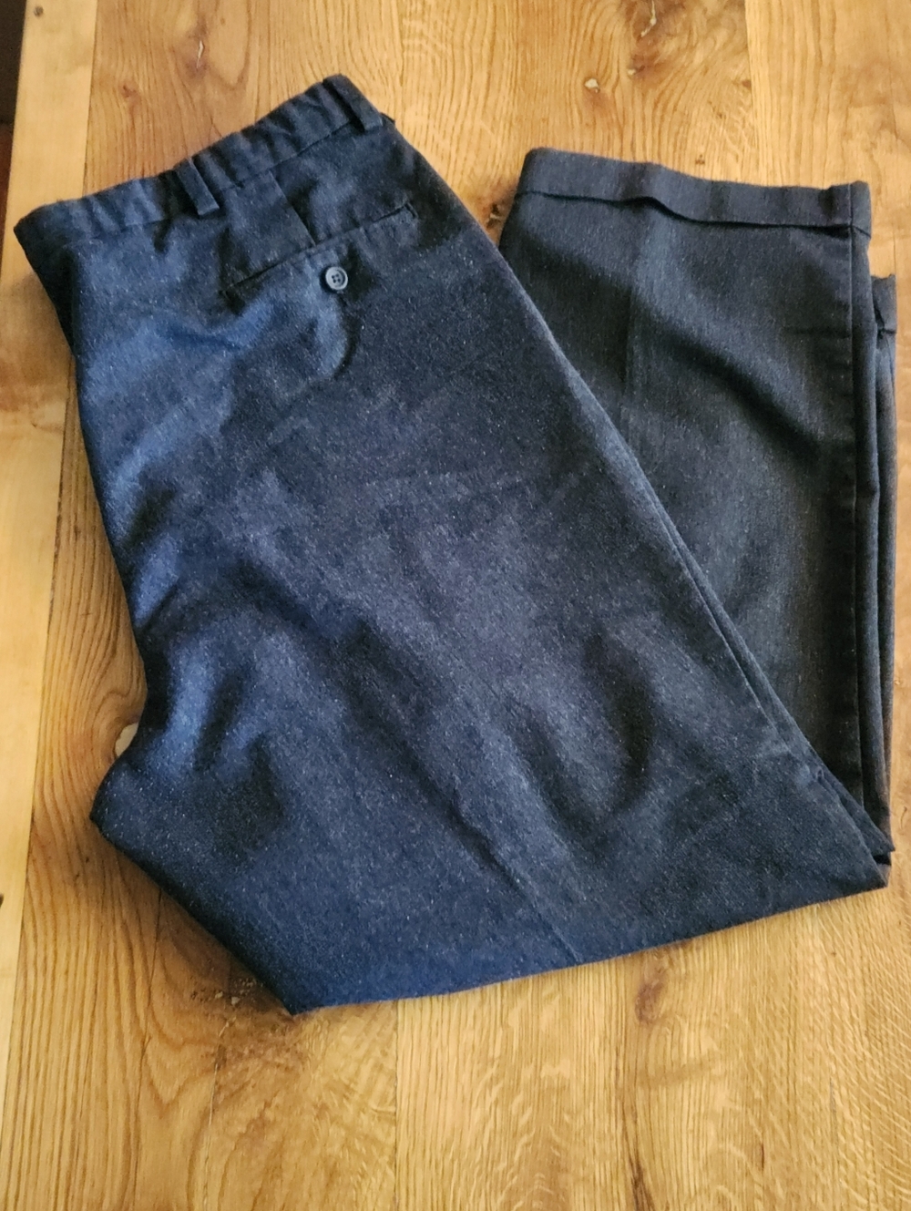 Dockers Stain Defender Charcoal Casual Pants - 40x30 Straight Leg
